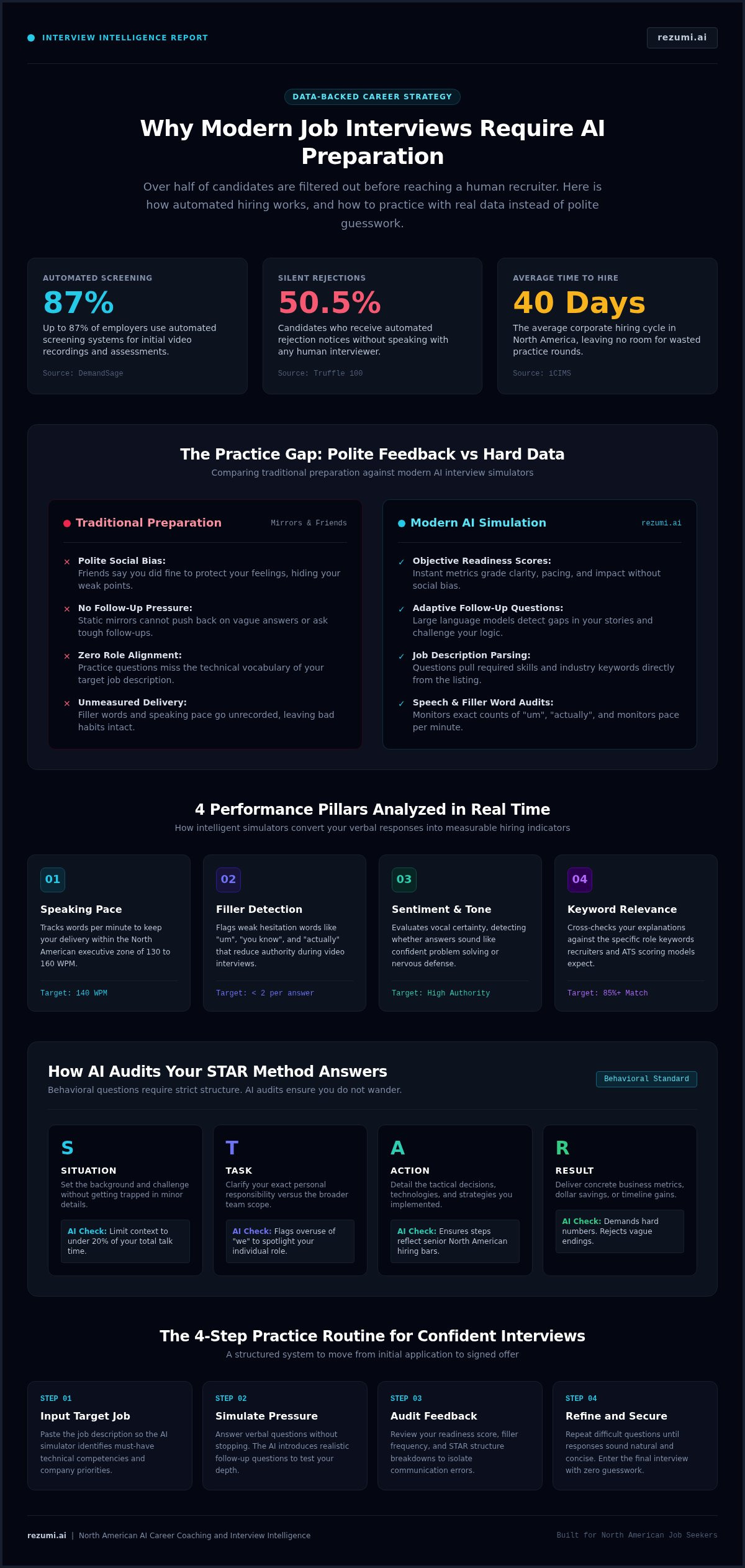 AI Interview Preparation Tool: How to Master Your 2026 Job Search infographic